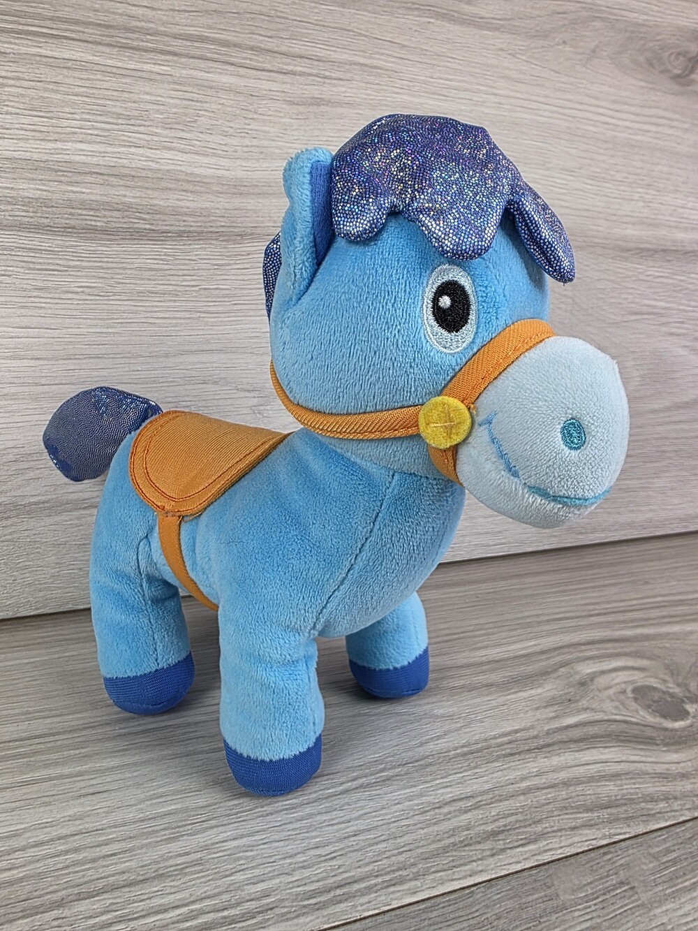Sparky Disney Plush Horse Light Blue Walt Disney Sheriff Callie's Wild West SU59